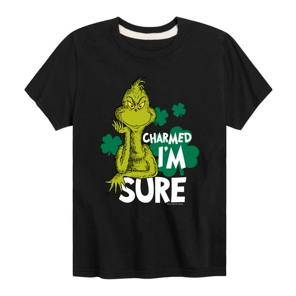 The Grinch - Charmed Im Sure - Toddler And Youth Short Sleeve Graphic T-Shirt