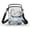 Swan Pattern, variant on HELLHERO Small Crossbody Purse Dolphin Pattern Double Deck Sling Bag for Adults