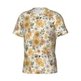 thumbnail image 5 of Qekee Hippie Bee Honeycomb Classic Fit T-Shirt Men's Shirt Men's Tight Short Sleeves for Exercise, Running, Mountaineering - Hippie Bee Honeycomb, 5 of 9