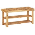 thumbnail image 4 of vidaXL Shoe Rack 90x32x46 cm Solid Acacia Wood, 4 of 4