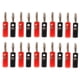 thumbnail image 4 of Conector De de sonido Pares Conectores Banana De 4 Mm color rojo negro kusrkot Enchufe banana de altavoz de audio, 4 of 7