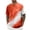 Orange, variant on HXWCHs Mens Crew Neck T Shirts - Lightweight Short Sleeve Fresh Fashion Print Hipster T-Shirt Tie-Dye Red XXXXXL