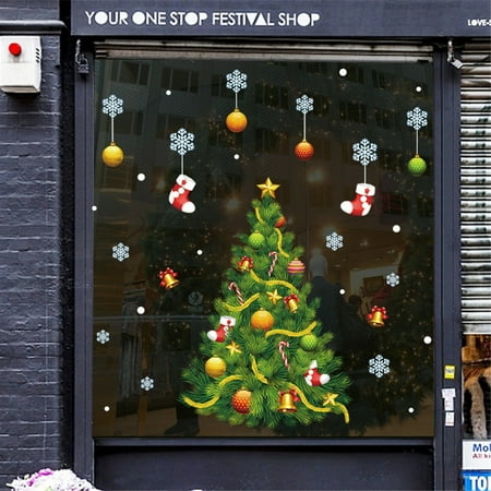 Merry Christmas Wallpaper 2019 2019 Merry Christmas Household Room Wall Sticker Mural Decor Decal Removable ()