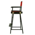 thumbnail image 5 of 30" Director's Chair Black Frame-Red Canvas, 5 of 7