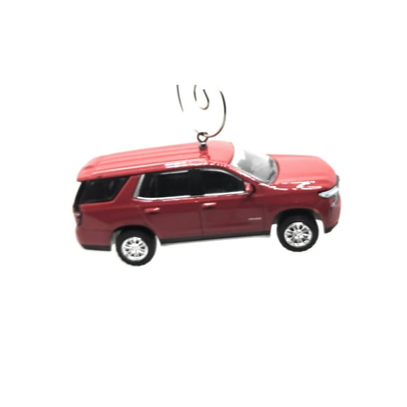 2023 Chevy Tahoe LS Red Christmas Ornament