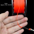 thumbnail image 3 of Carrete De Línea De Pesca De Aluminio, Carrete De Buceo, Despliegue De Línea De Marcador De Aluminio Con Gancho Doble De Acero Inoxidable Para Operaciones Marinas, 3 of 7