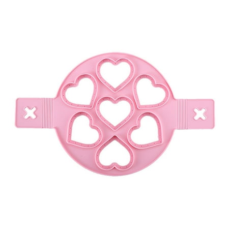 

1PC Nonstick Pancake Maker Mould Silicone Omelette Ring Tool Home Kitchen