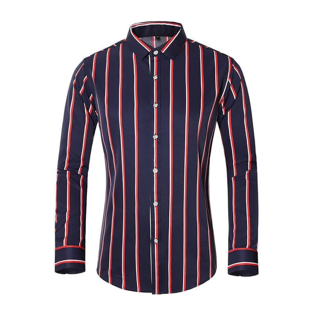 Camisas de Tamaño Más, Suelta Casual de Manga Larga con Botón de Manga Larga Hecha de Algodón Suave Transpirable para el Uso Diario de Primavera Y Al Aire Libre, Moda de Tamaño Más