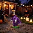 thumbnail image 4 of Yakvarog Eye-Catching Halloween Goose Outfit, Easy to Put On, 23" High Cement or Plastic Goose Costume for Outdoor Halloween Decor, Party, Lawn, Porch, Fall Decor, 4 of 7