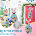 thumbnail image 1 of Lowest Price: Easter DIY Bunny for Kids Rabbit Wall Hanging Decorations with Ornaments, Fabric Akmoler, 1 of 9