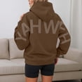 thumbnail image 4 of Women Oversized Yahweh Graphic Hoodie Christian Faith Pullover Heavyweight Streetwear Sweatshirt, 4 of 6