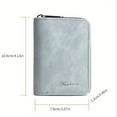 thumbnail image 3 of PENGX 9-Slot Credit Card Holder with Zipper ID Case  Faux Leather Coin Purse & Card Storage Bag, 3 of 7