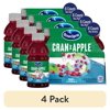 (4 pack) Ocean Spray® Cran-Apple™ Cranberry Apple Juice Drinks, 10 fl oz Bottles, 6 Count