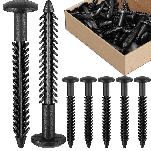 Vinyl Shutter Fasteners for Window Outside, Plastic Shutter Screws Exterior Window Shutter Pin Pegs 26PCS