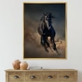 thumbnail image 2 of Designart 'Close Up Of Thoroughbred Nonius Stallion Horse I' Farmhouse Framed Canvas Wall Art Print, 2 of 5