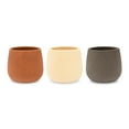 thumbnail image 3 of Weddingstar Small Decorative Indoor Ceramic Planters - Neutrals - Set of 3, 3 of 3