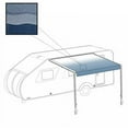 thumbnail image 2 of ALEKO 16' x 8' Vinyl RV Awning Fabric Replacement for Retractable Awning, Blue Striped Color, 2 of 6