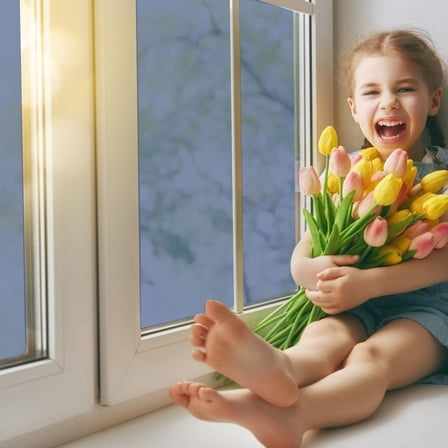 ULTNICE Clear Privacy Window Film Infrared Blocking 1Pcs