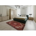 thumbnail image 5 of Ahgly Company Machine Washable Indoor Rectangle Traditional Chestnut Brown Area Rugs, 3' x 5', 5 of 7