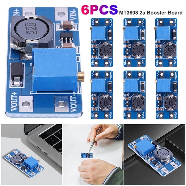 Módulo refuerzo DC-DC aplicación potencia aumento 2A Max 2V-24V a 5/9/12/28V