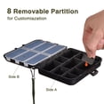 thumbnail image 2 of Byootique 2 Pack Portable Makeup Storage Box Adjustable Divider Jewelry Organizer Case, 2 of 9
