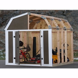 偉大な Barn Basics 2x4 Roof Walmart.com - Kit Shed 下駄箱・靴箱・シューズラック