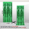 thumbnail image 4 of 2 Pack Green Metallic Tinsel Foil Fringe Curtains,  Doorway Window Curtain for Photo Backdrop Baby Shower Wedding Birthday Party Decor, 4 of 7
