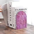 thumbnail image 6 of Lsque Pink Roses Printed Wood Bookends,Non-Skid Bookend for Shelves,Heavy Duty Support Bookends,Non-Slip Foam Pads for Office, Home, and Library,1 Pair, 6 of 8