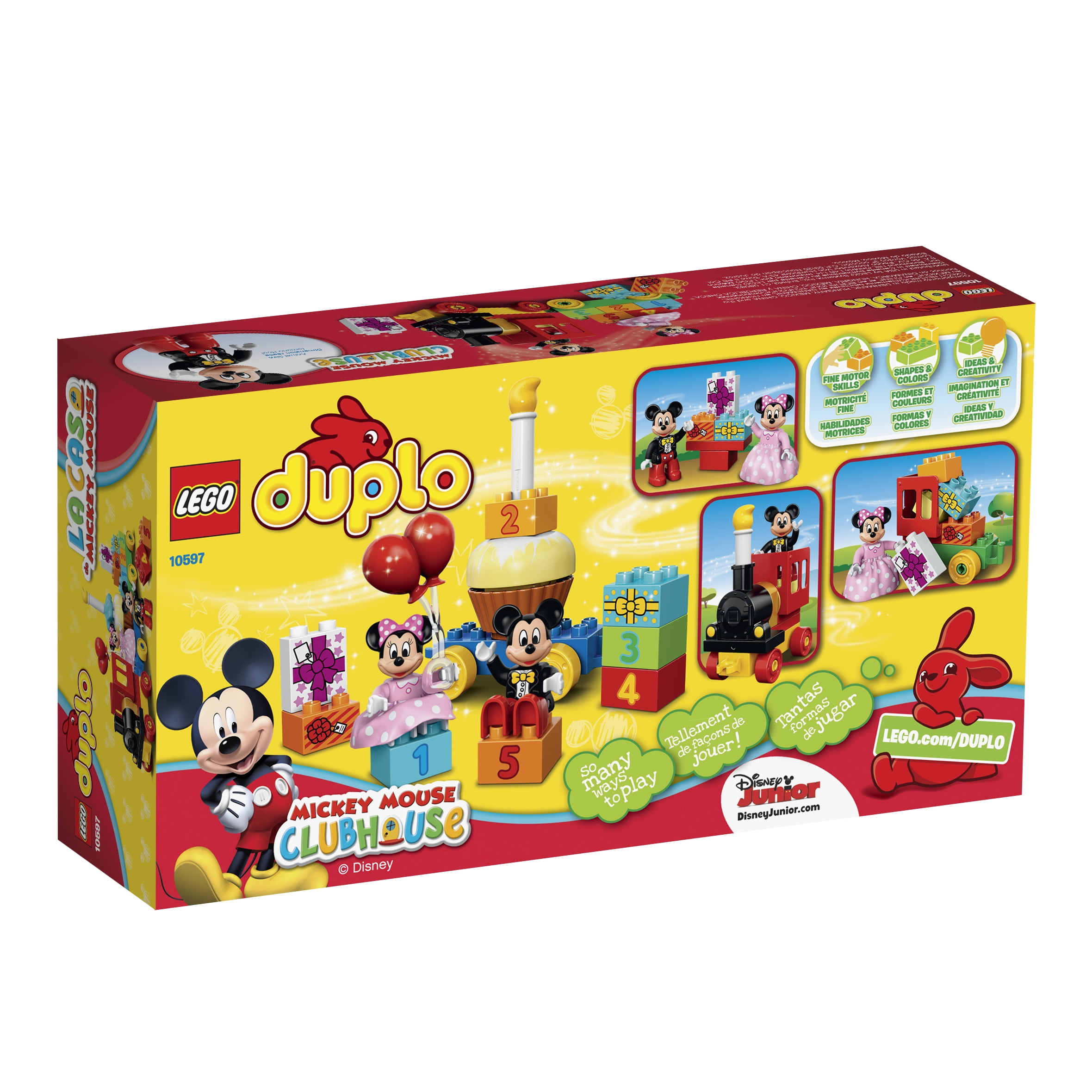 Verschuiving het einde Oven LEGO DUPLO Disney Mickey & Minnie Birthday Parade 10597 - Walmart.com
