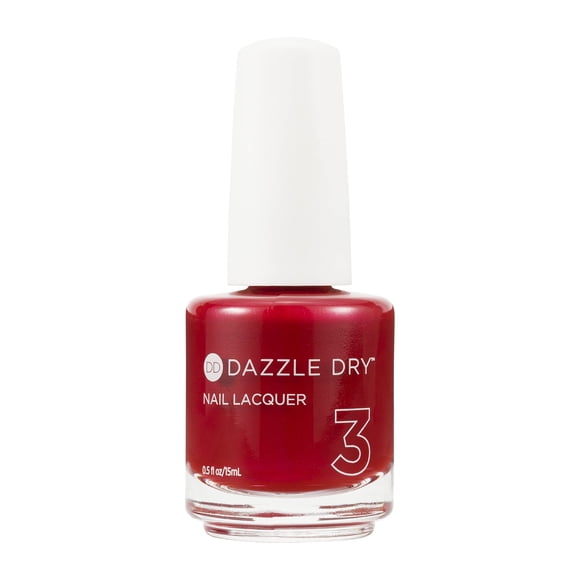 Esmalte de uñas Dazzle Dry High Velocity Red, 15 ml, Step 3