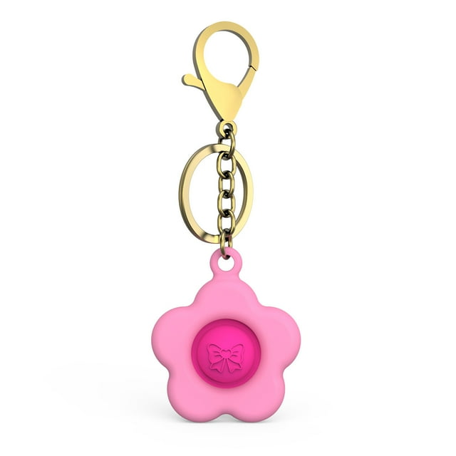 2 Pcs Silicone Decompression Toy for Kid Simple Dimple Reliever Fidget Toys Board Controller Educational Sensory, Flowers