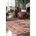 thumbnail image 2 of nuLOOM Traditional Monica Tribal Orange 4' x 6' Area Rug, 2 of 2