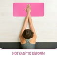 thumbnail image 3 of OUNONA Nbr Material Pilates Mat Rosy Color Comfortable Cushion for Exercise and Home Use, 3 of 8