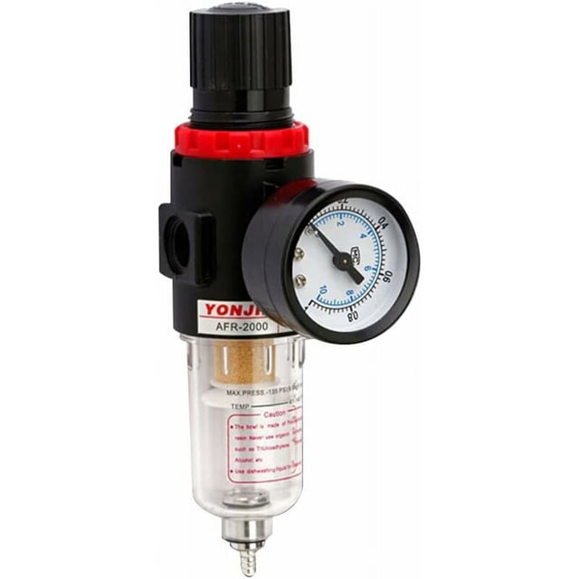 Filtro de aire regulador, separador de agua del compresor, filtro separador de agua y aceite