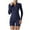 Dark Blue, variant on biudgviw Cute Bodysuits for Women Long Sleeve Shirt Tops Jumpsuits One Piece Athletic Yoga Workout Workout Outfits