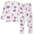 thumbnail image 2 of joogoo Cartoon Octopus Pattern 2 Piece Long Sleeve Tee and Pants Cotton Pajama Set 3T, 2 of 7