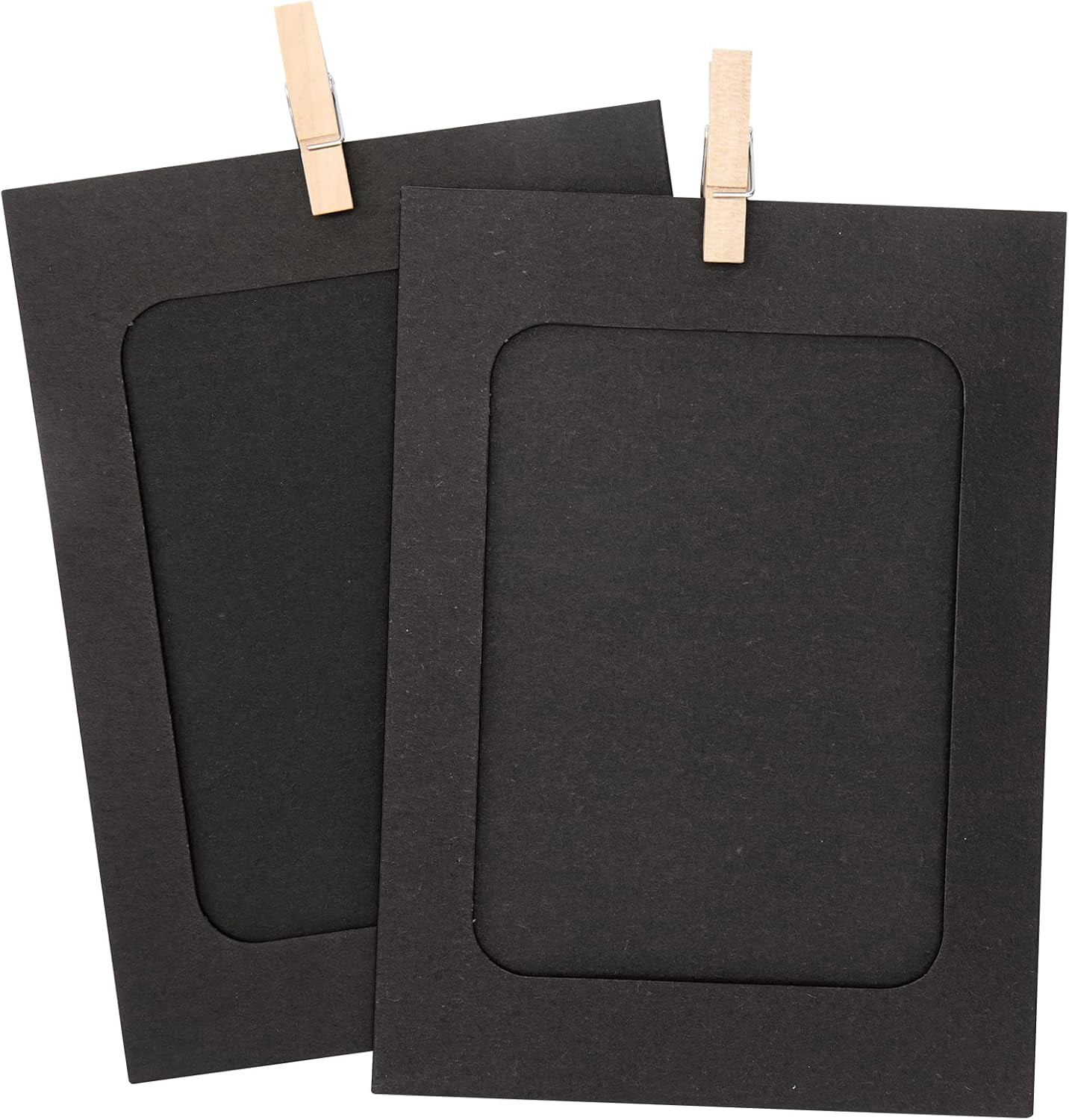 20 PCS Paper Picture Frames 4x6" With Clips & Twine - DIY Photo Display Banner For Wall Decor