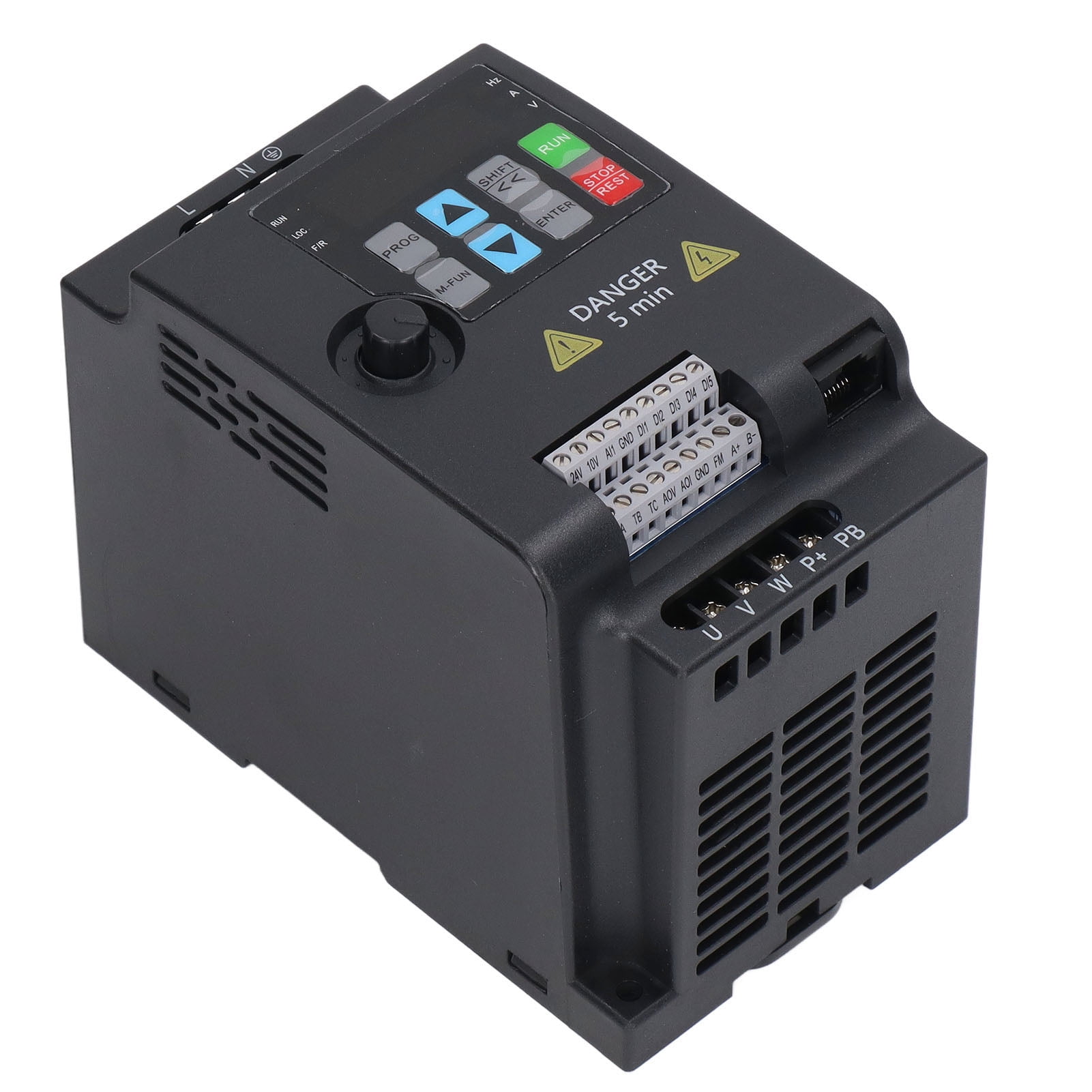 Variable Frequency Drive, 0.75KW Frequency Converter Small Size Heat