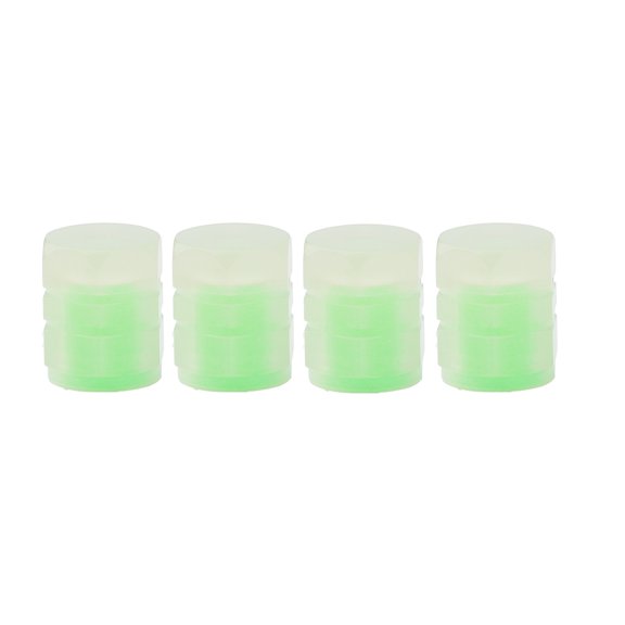 Mightlink 4Pcs Car Tire Valve Cap Mini Sturdy Universal Valve Protection Accessories Self-luminous Motorcycle Tire Valve Cover for Vehicle