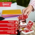 thumbnail image 2 of XFasten Business Card Laminating Pouches, 4" x 3", Pack of 25, Clear Glossy, 2 of 7