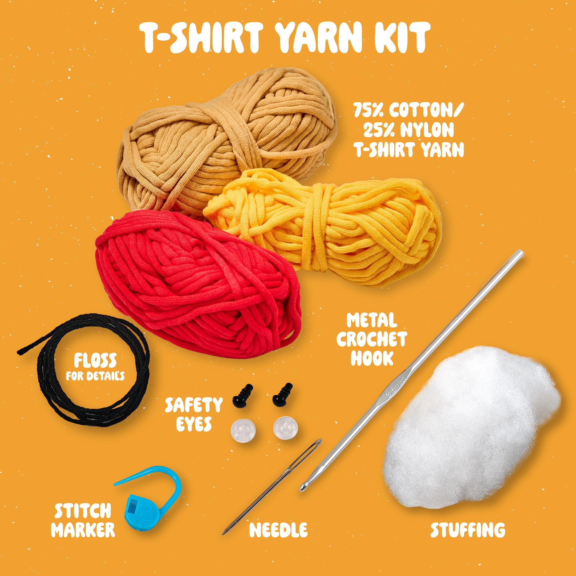Bucilla Amigurumi Complete Crochet Kit, Parker the Pizza, 5"