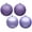 Lavender, variant on Vickerman 12" Lavender 4-Finish Ball Ornament, 4 per Bag