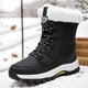 thumbnail image 4 of Zapatos Nieve Resistentes Al Botas Cortas Aire Libre Mujeres Cómodas Peludas Acogedoras Cálidas, 4 of 9