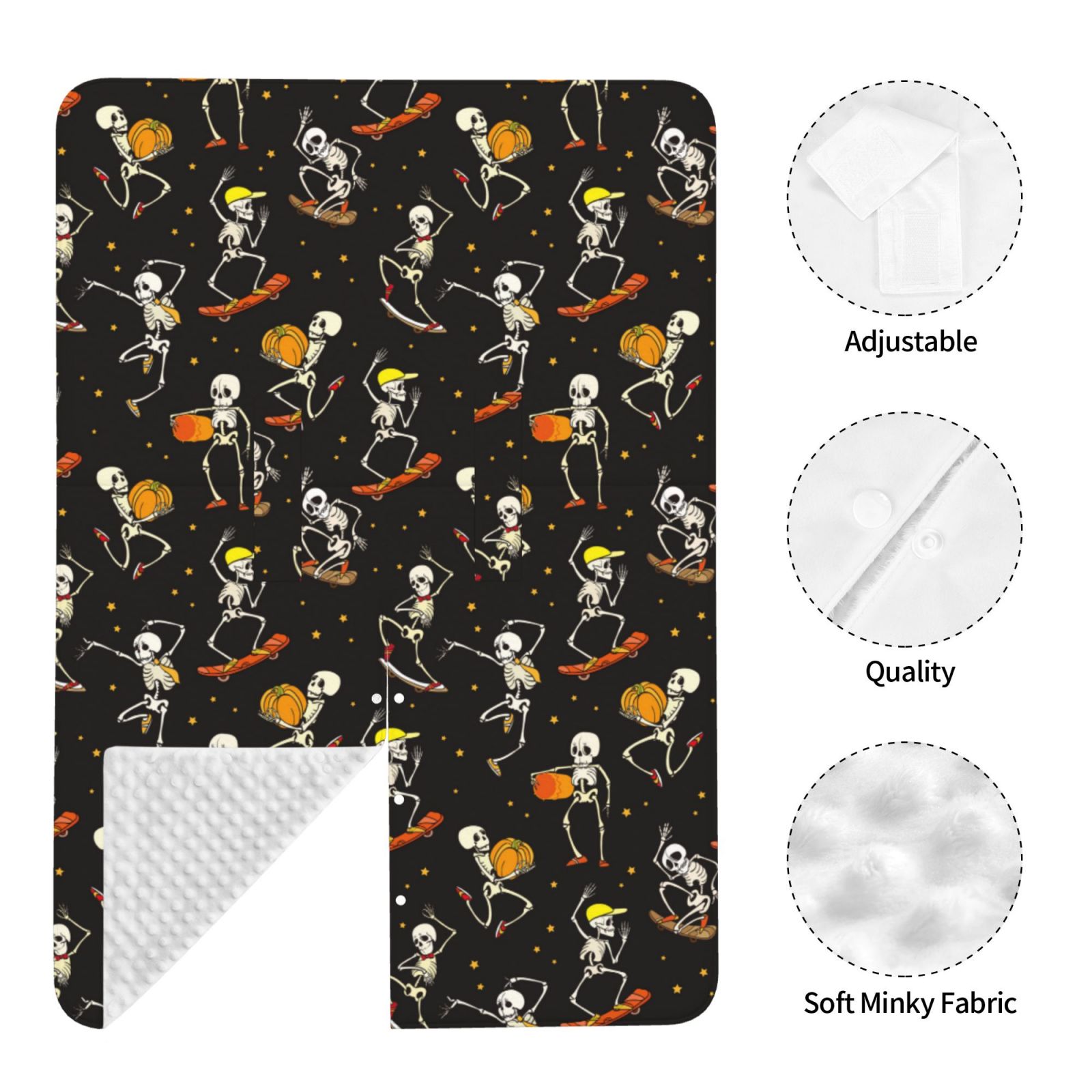 Car Seat Cover Baby - Funny Skateboard Skull Breathable Infant Car Seat Cover for Baby Carseat, Lightweight Comfort Baby Essentials Must Haves Newborn Stuff for Girl Boy