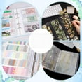 thumbnail image 6 of 10Pcs Award Ribbon Clear PagesSheets Organizer 12.2x2.87inch Inner Diameter 3 Grids Swimming Gymnastics Track Organizer A4 Size PP Plastic Binder Inner Pages for Award Ribbon Storage, 6 of 6