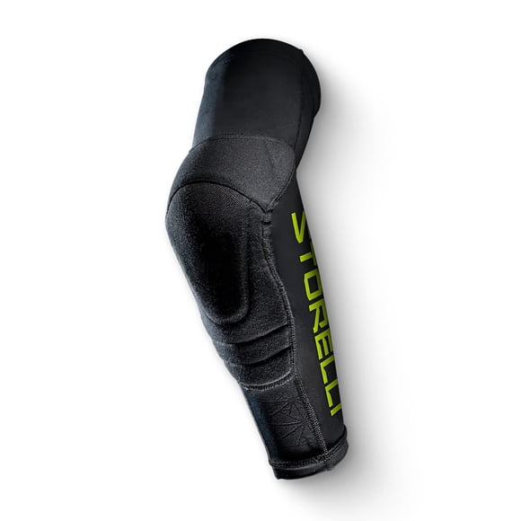 Storelli BodyShield Arm Guards, Protective Goalie Elbow Pads for Soccer & High Impact Sports with XRD Extreme Impact Protection, 1 Pair, Black, Large
