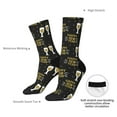 thumbnail image 6 of Honeii Happy New Year Print Adult Socks,Crew Socks,Casual Calf Socks,Daily Wear Socks for Men & Women, Perfect for Sports, Casual and Everyday Use, 6 of 6