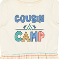 thumbnail image 4 of Inktastic Cousin Camp Summer Grandma Party Girls Toddler Dress, 4 of 5
