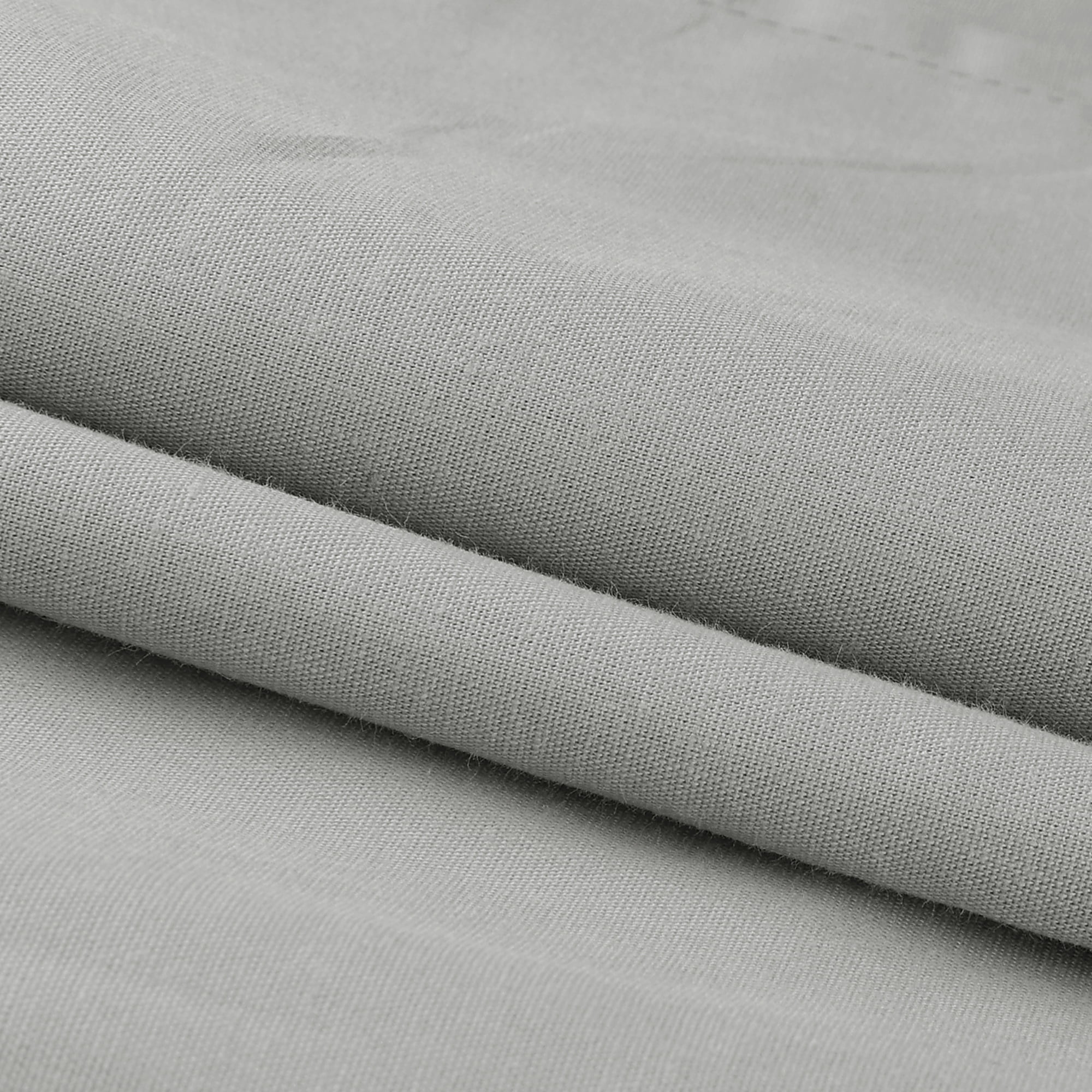 Unique Bargains Envelope Closure Cotton Durable Easy Care Pillowcases (2 Count) Gray Queen