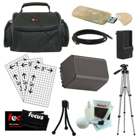 Essential Accessory Kit for Sony Handycam Camcorder HDR CX190 HDR CX200 HDR CX210 HDR CX260V HDR CX580V